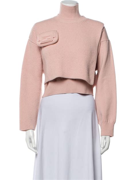 fendi pink sweater|vintage Fendi sweater.